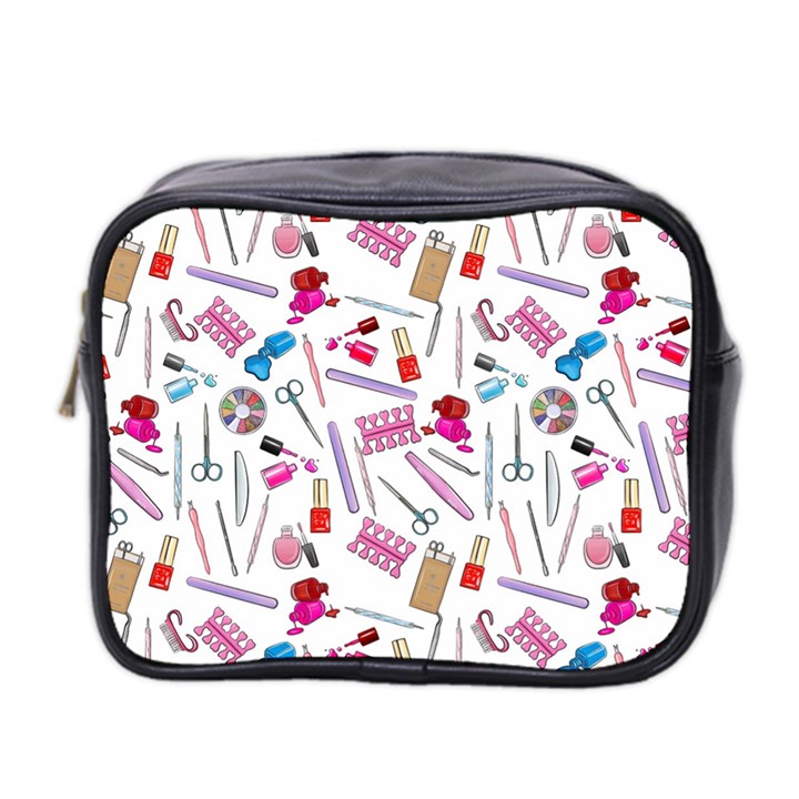 Manicure Nail Mini Toiletries Bag (Two Sides)