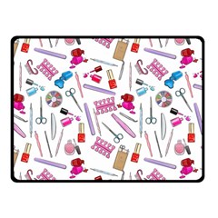 Manicure Nail Fleece Blanket (small) by SychEva