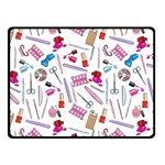 Manicure Nail Fleece Blanket (Small) 50 x40  Blanket Front