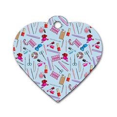 Manicure Nail Dog Tag Heart (one Side) by SychEva