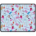 Manicure Nail Fleece Blanket (Medium) 60 x50  Blanket Front