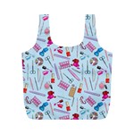 Manicure Nail Full Print Recycle Bag (M) Front