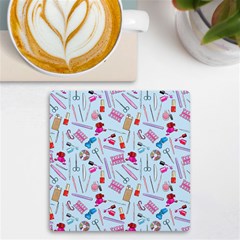 Manicure Nail Uv Print Square Tile Coaster  by SychEva