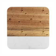 Manicure Nail Marble Wood Coaster (square) by SychEva