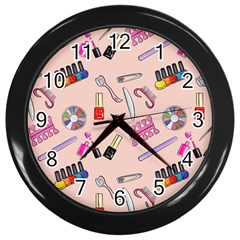 Manicure Wall Clock (black) by SychEva