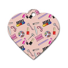 Manicure Dog Tag Heart (one Side) by SychEva