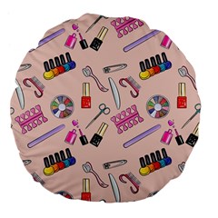 Manicure Large 18  Premium Flano Round Cushions by SychEva