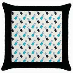 Nails Throw Pillow Case (black) by SychEva