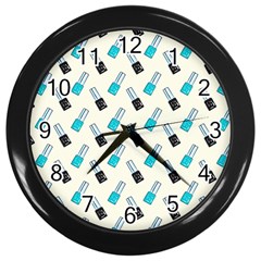 Nails Wall Clock (black) by SychEva