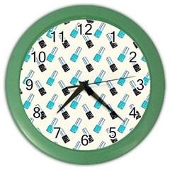 Nails Color Wall Clock by SychEva