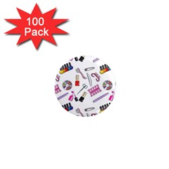 Manicure Nail Pedicure 1  Mini Magnets (100 Pack)  by SychEva