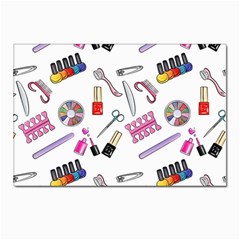 Manicure Nail Pedicure Postcards 5  X 7  (pkg Of 10) by SychEva