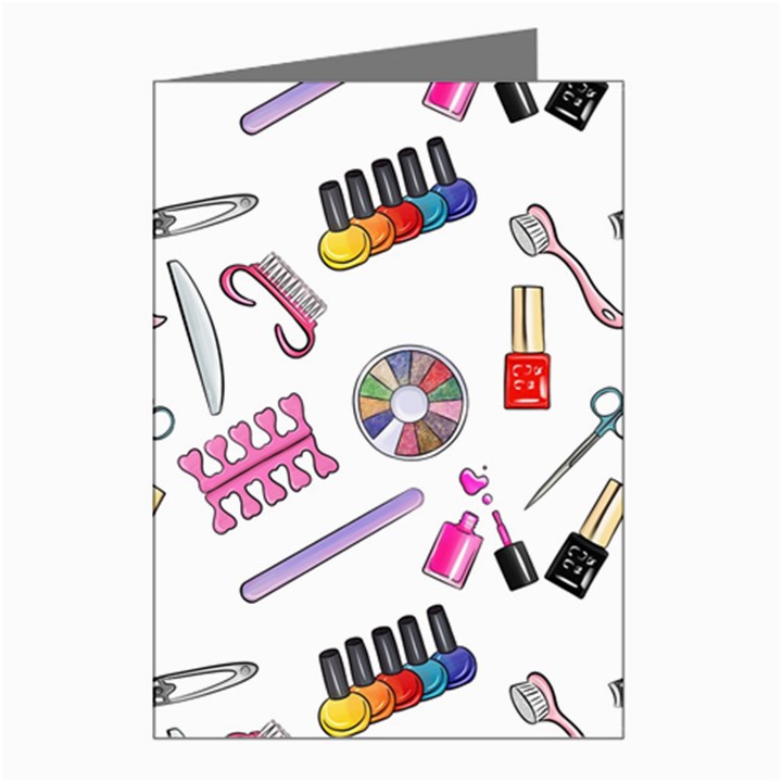 Manicure Nail Pedicure Greeting Cards (Pkg of 8)