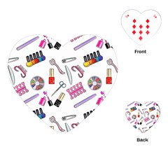 Manicure Nail Pedicure Playing Cards Single Design (heart) by SychEva