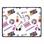 Manicure Nail Pedicure Fleece Blanket (Small) 50 x40  Blanket Front