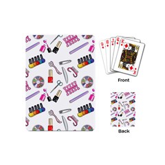 Manicure Nail Pedicure Playing Cards Single Design (mini) by SychEva