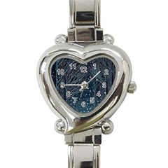 Snow Christmas Starry Night Heart Italian Charm Watch