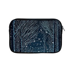 Snow Christmas Starry Night Apple Macbook Pro 13  Zipper Case by Simbadda