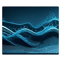 Technology Computer Background (1) Premium Plush Fleece Blanket (small) by Simbadda