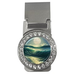 Ocean Sea Waves Tide Money Clips (cz)  by Simbadda