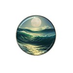 Ocean Sea Waves Tide Hat Clip Ball Marker Front