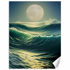 Ocean Sea Waves Tide Canvas 12  X 16  by Simbadda