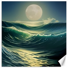 Ocean Sea Waves Tide Canvas 20  X 20  by Simbadda