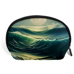 Ocean Sea Waves Tide Accessory Pouch (large) by Simbadda