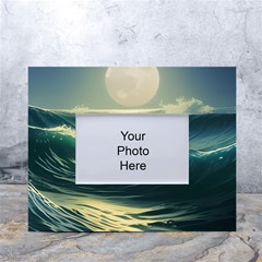 Ocean Sea Waves Tide White Tabletop Photo Frame 4 x6 