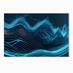 Technology Computer Background Postcards 5  X 7  (pkg Of 10) by Simbadda