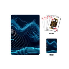 Technology Computer Background Playing Cards Single Design (mini) by Simbadda