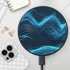 Technology Computer Background Wireless Fast Charger(black)