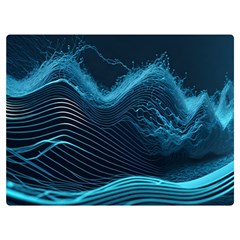 Technology Computer Background Premium Plush Fleece Blanket (extra Small) by Simbadda