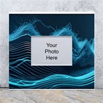 Technology Computer Background White Wall Photo Frame 5  x 7  Front