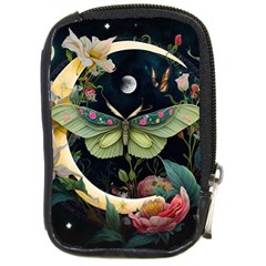 Flower Mot Moon Star Planet Compact Camera Leather Case by Simbadda