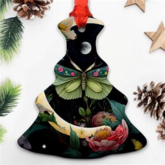 Flower Mot Moon Star Planet Ornament (christmas Tree) 