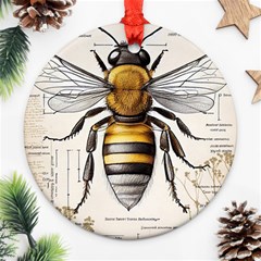 Bee Beekeeping Ornament (round) by Simbadda