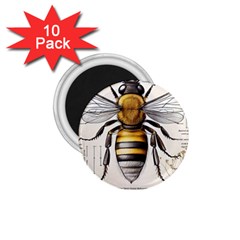 Bee Beekeeping 1 75  Magnets (10 Pack)  by Simbadda