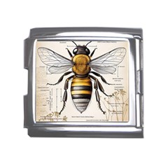 Bee Beekeeping Mega Link Italian Charm (18mm) by Simbadda