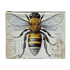 Bee Beekeeping Cosmetic Bag (xl) by Simbadda