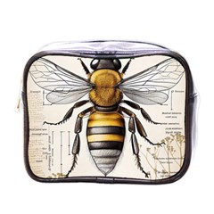 Bee Beekeeping Mini Toiletries Bag (one Side) by Simbadda