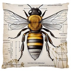 Bee Beekeeping Large Cushion Case (one Side) by Simbadda