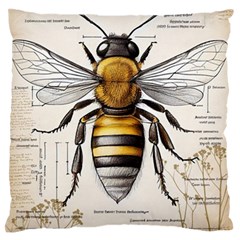 Bee Beekeeping Standard Premium Plush Fleece Cushion Case (two Sides) by Simbadda