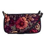 Flowers Pattern Shoulder Clutch Bag Front