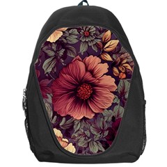 Flowers Pattern Backpack Bag by Simbadda