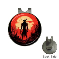 Demon Halloween Hat Clips With Golf Markers by Simbadda