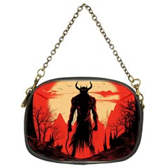 Demon Halloween Chain Purse (one Side) by Simbadda