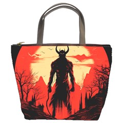 Demon Halloween Bucket Bag by Simbadda