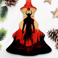 Demon Halloween Ornament (christmas Tree)  by Simbadda