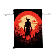 Demon Halloween Lightweight Drawstring Pouch (s) by Simbadda